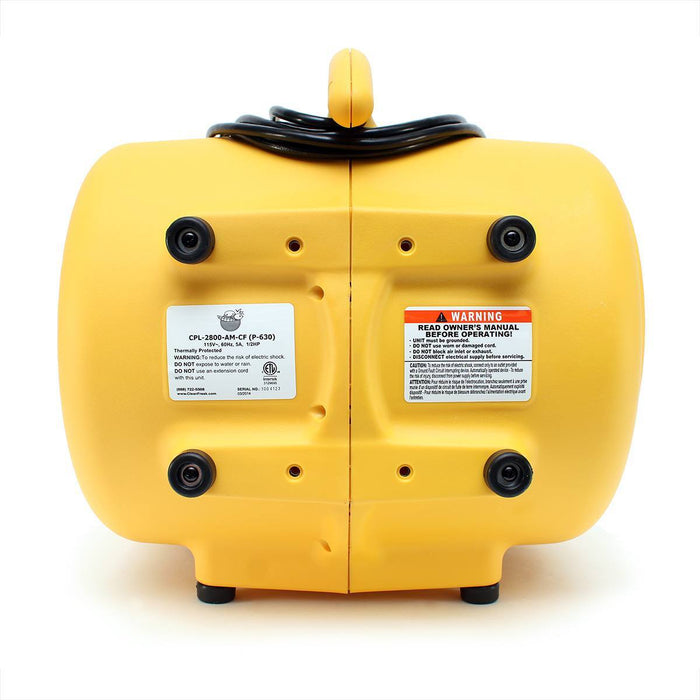 High Speed Quick Drying Air Mover - rear view